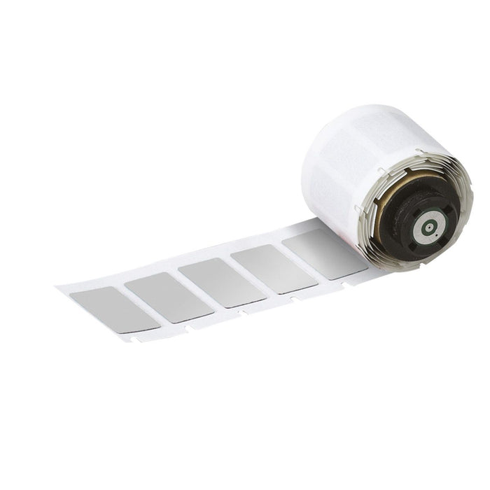 Brady M710 Label Printer Labels - 150 Labels/Box, 27mm (W) x 18mm (H), Silver
