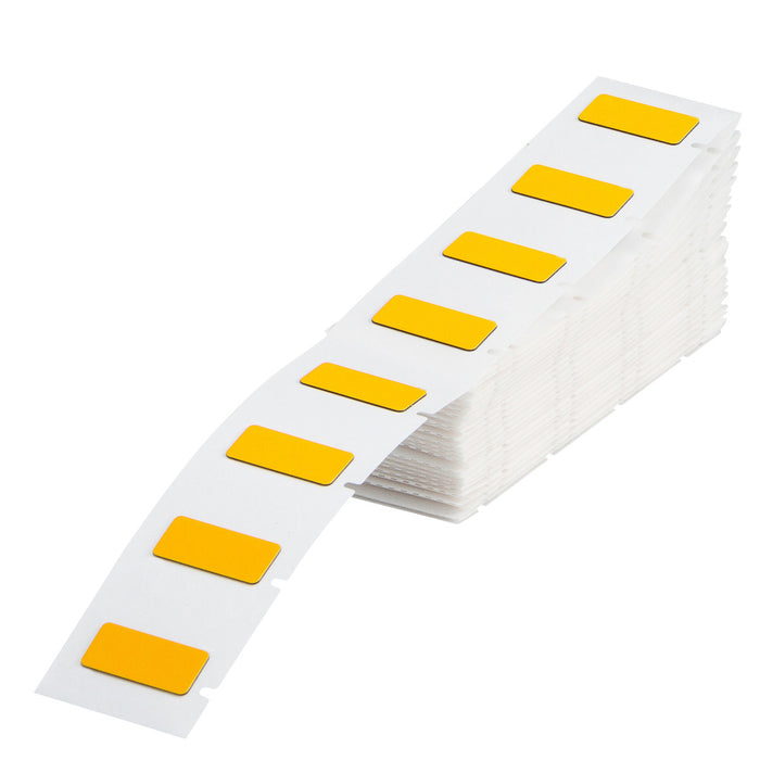 Brady M710 Label Printer Labels - 100 Label(s)/Box, 45.00mm (W) x 15.00mm (H) Yellow