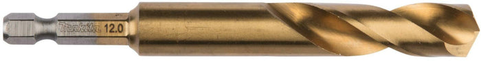 Makita HSS-Tin Metal Drill Bit 12x102mm 1/4