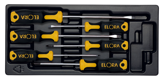 Elora Quatrolit® 2C-Screwdriver-Set 6 Pce MS-39