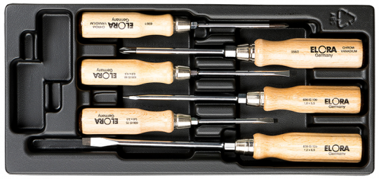 Elora Engineer Screwdriver Set 6 Pce MS-40