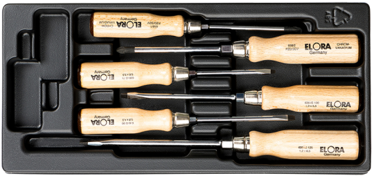 Elora Engineer Screwdriver Set 6 Pce MS-41