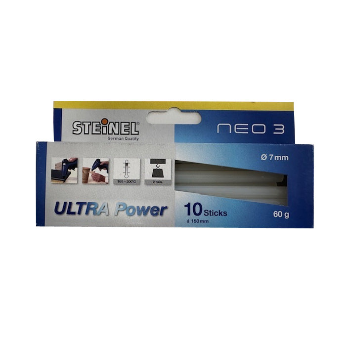 Steinel NEO 3 Ultra Power 7mm Glue Sticks, 10pk