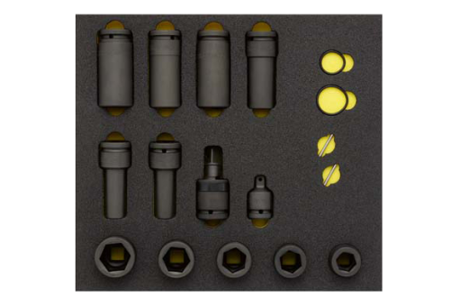 Elora Impact-Socket Set 1/2in hexagon 17 Pce Module OMS-23