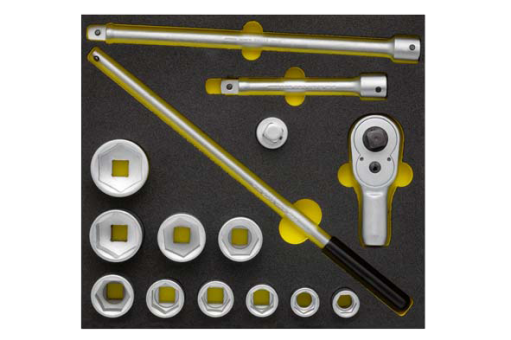 Elora Socket Set 1/2in hexagon 15 Pce Module OMS-25