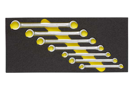 Elora Flare Nut Open Ended Ring Spanner Set 7 Pce Module OMS-31