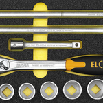 Elora Socket Set 1/2in bi-hexagon 25 Pce Module OMS-3