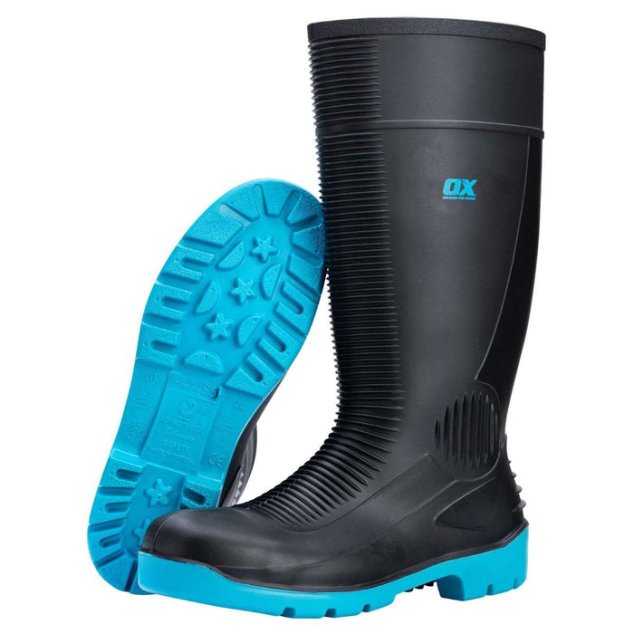 OX Water Proof Safety Boot (PVC)  Size 6
