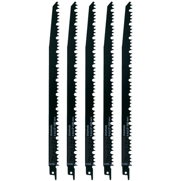 Makita Recipro Blade HCS/CV 300 4-6.5 TPI 5 Piece
