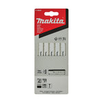 Makita Multi Material Jigsaw Blade Bi-Metal 132mm x 10-14tpi / Clean 5 Pack P-49638