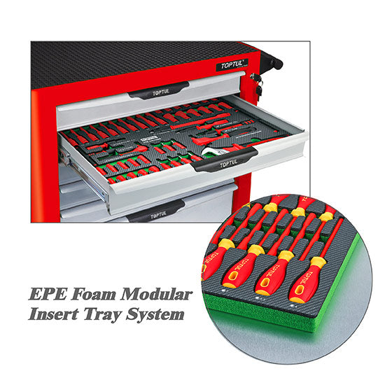 Toptul Insulated VDE Hex Nutspinner & Screwdriver Set 20 Pce EVA