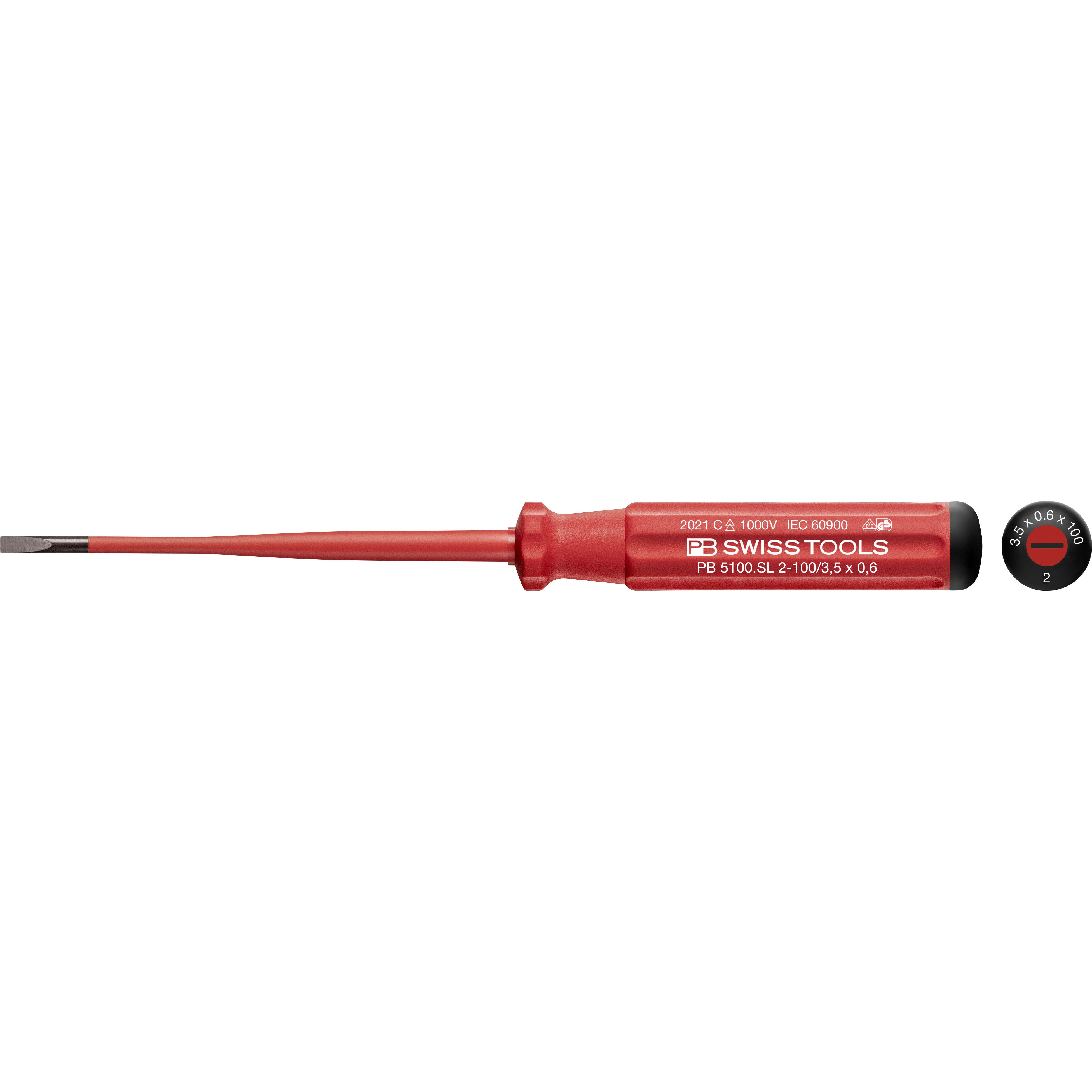 PB Swiss 5100 SL Classic VDE Slim Slotted Screwdrivers For Sale Online ...