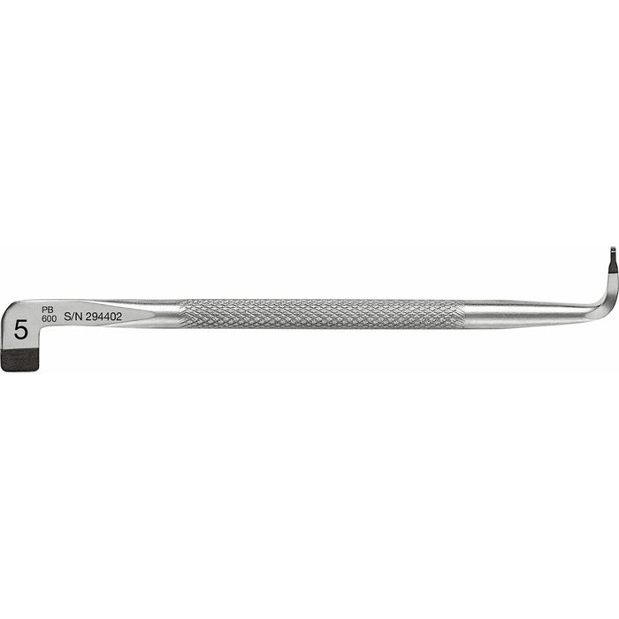 PB Swiss 600 Slotted Key L-Wrenches Offset Blade at Both Ends Refitting Angle 90°