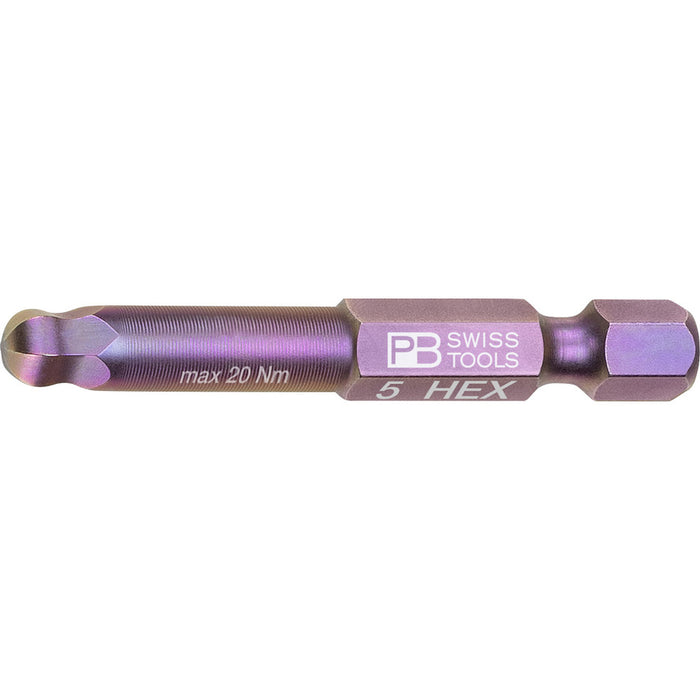 PB Swiss E6 212 Hex Ball Point PrecisionBit 5mm