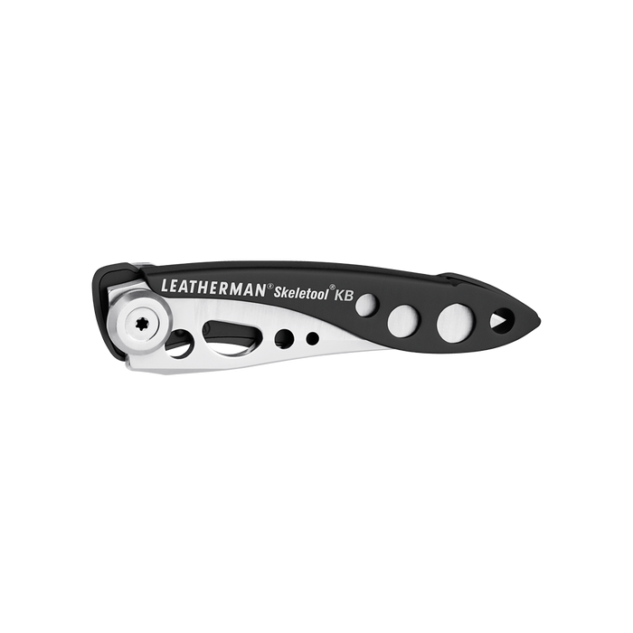 Leatherman Skeletool KB Folding Pocket Knife with Clip 420HC S/S Blade Onyx