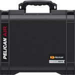Pelican 1525 Air Travel Case - Black - No Foam (558 x 355 x 190mm) 015250-0011-110