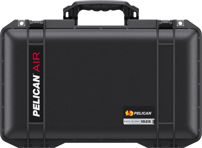 Pelican 1525 Air Travel Case - Black - No Foam (558 x 355 x 190mm) 015250-0011-110