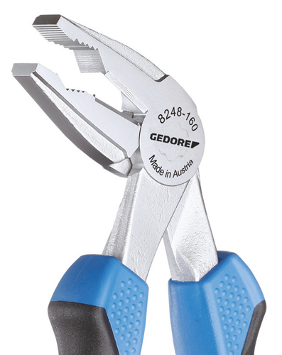 Gedore 8248-160 JC Combination Pliers Angled 2C Handle 160mm