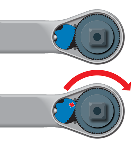 Gedore Reversible Ratchet 1/2