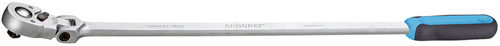 Gedore Swivel Head Reversible Ratchet 1/2in 600mm