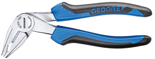 Gedore 8248-160 JC Combination Pliers Angled 2C Handle 160mm