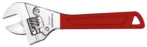 Gedore Adjustable Wrench with Ratchet 36mm Length 256mm R03910010