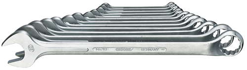 Gedore 1B-012 Combination Spanner Set 12 Piece 10-32mm
