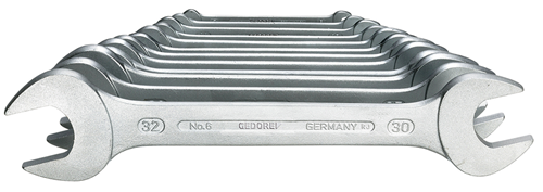 Gedore 6-12 Double Open-Ended Spanner Set, 12 Pce 6-32mm