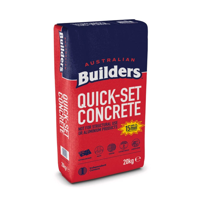 Australian Builders 20kg Quick Set Concrete For Sale Online – Mektronics