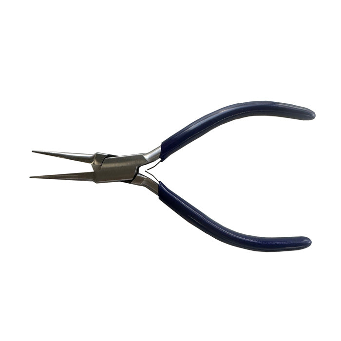 DTI Precision Long Nose Pliers, Rounded, Serrated Jaws 150mm