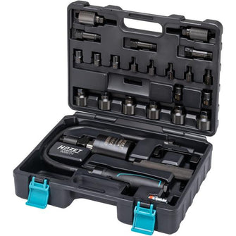 Hazet 9098/24 Injector Sliding Hammer Compressed Air, 24 Pce