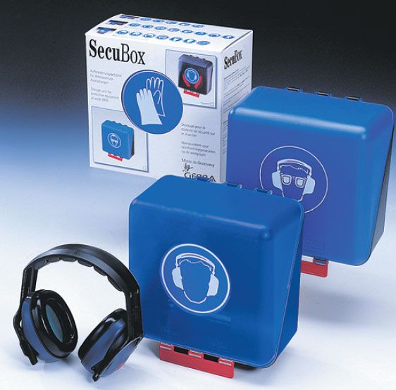 Brady PPE Midi Storage Box Hearing Protection 4 Symbols