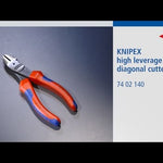 Knipex 74 02 140 High Leverage Diagonal Cutting Nippers