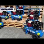 Peerless 00101ES-2TT PHP15 Petrol Air Compressor Belt Drive Honda GX200 320LPM for High Pressure