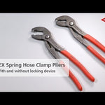 Knipex 85 51 250 AF Spring Hose Clamp Pliers with Retainer