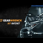 Gearwrench 3/8” Drive 90-Tooth Dual Material Flex Head Teardrop Ratchet 330mm 13