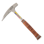 Estwing 22 Oz Solid Steel Rock Pick With Pointed Tip And Leather Grip