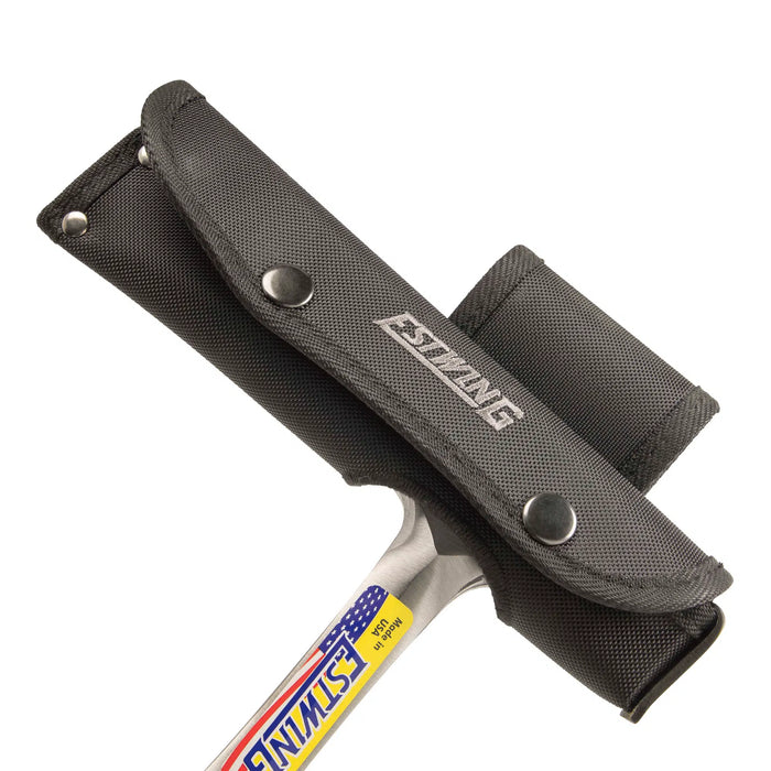 Estwing 22 Oz Solid Steel Rock Pick With Pointed Tip And Leather Grip