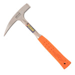 Estwing 14oz Rock Pick with Orange Shock Reduction Grip