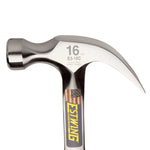 Estwing 16 Oz Curve Claw Hammer With Blue Shock Reduction Grip