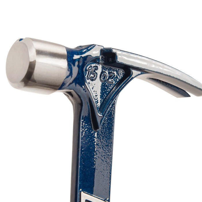 Estwing 15 Oz Blue Vinyl Gripped Ultra Framing Hammer With Milled Face