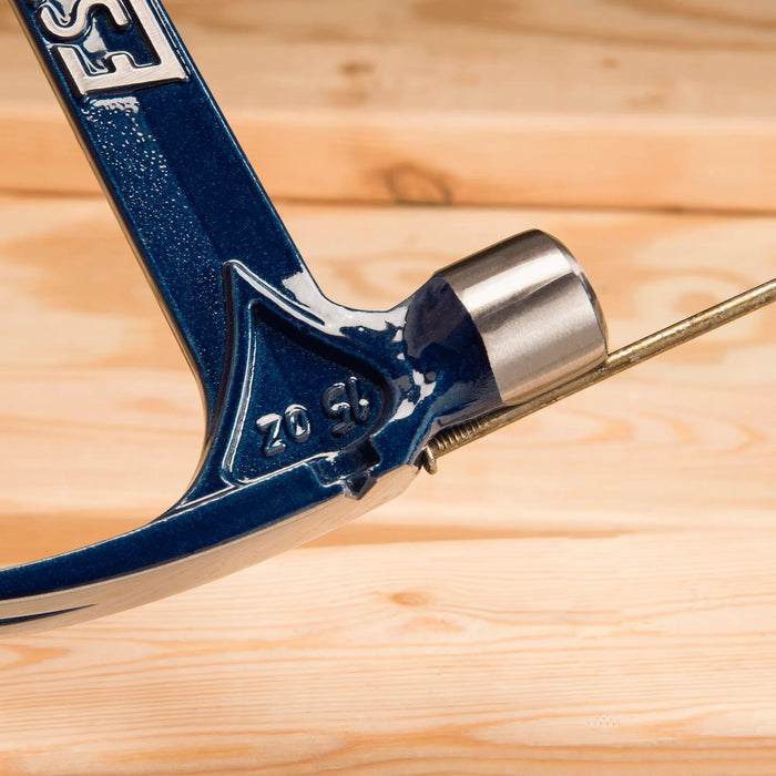 Estwing 15 Oz Blue Vinyl Gripped Ultra Framing Hammer With Milled Face
