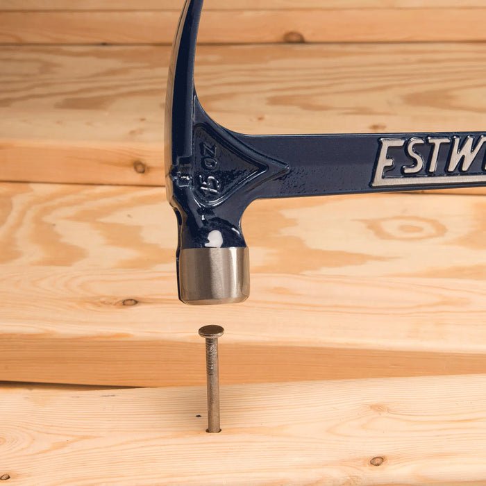 Estwing 15 Oz Blue Vinyl Gripped Ultra Framing Hammer With Milled Face