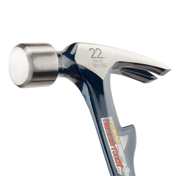 Estwing 22 Oz Smooth Face Hammertooth® Nylon-Vinyl Grip Regular Length