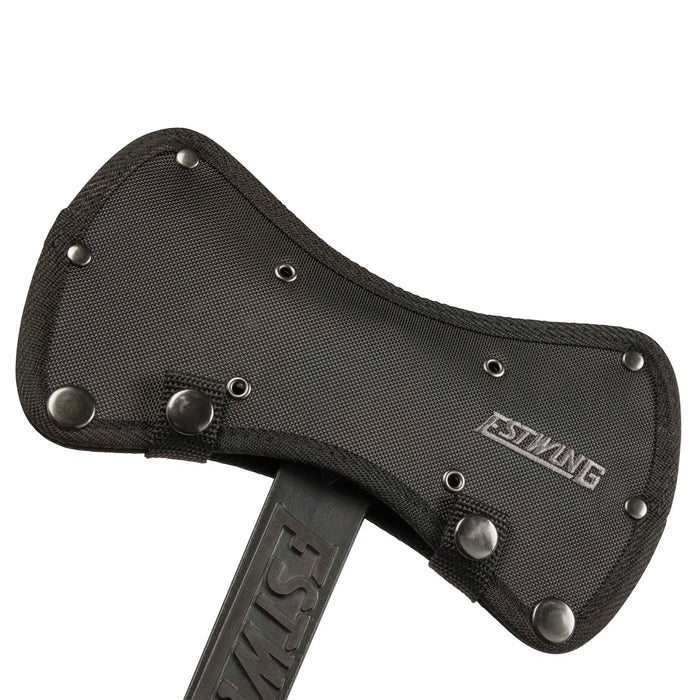 Estwing Black Eagle Double Bit Axe with Leather Grip