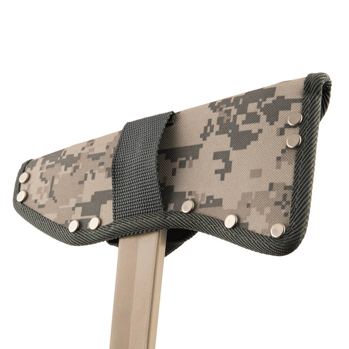 Estwing Black Eagle Tomahawk Axe with Desert Sand Shock Reduction Grip