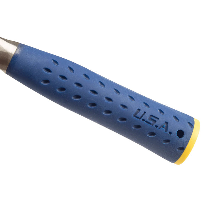 Estwing 16 Oz Bricklayer / Mason's Hammer With Blue Grip & Patented End Cap