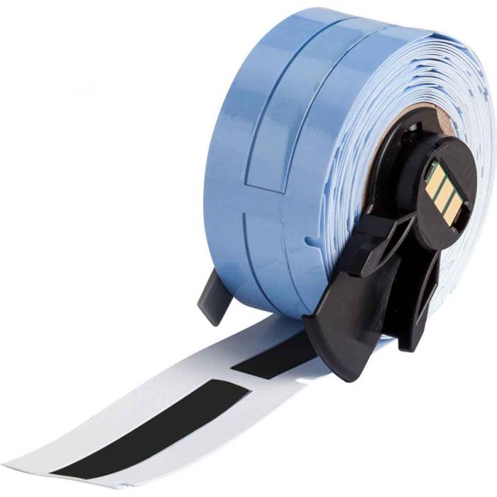 Brady PermaSleeve Heat Shrink Wire and Cable Labels 50.80mm(W) x 8.51mm(H) for M6 & M7 Printers Black M61872342