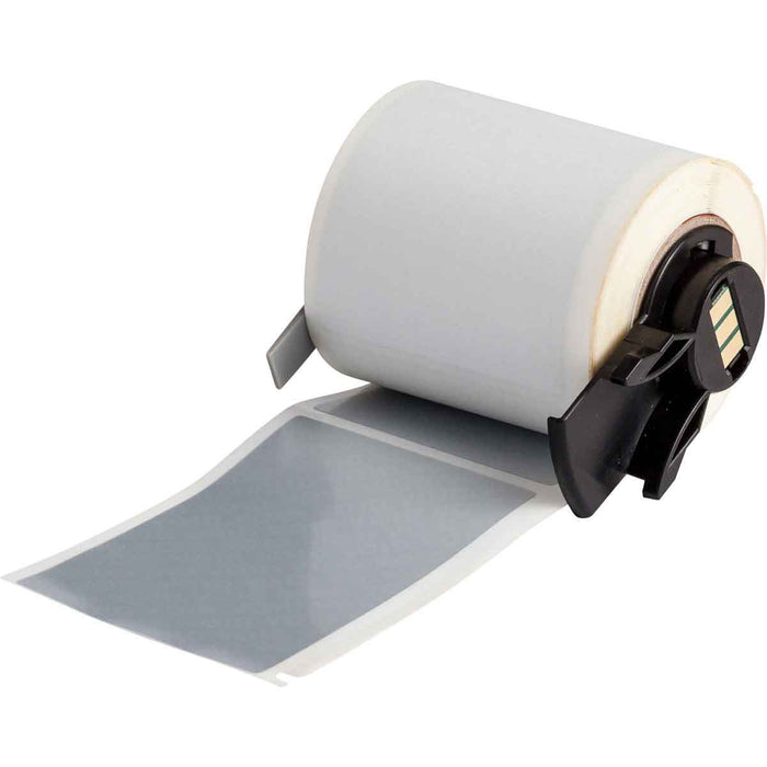 Brady VOID Pattern Tamper Evident Matte Metalised Polyester Labels for M6 & M7 Printers - 48.26mm (H) x 76.20mm (W)