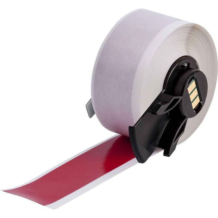 Brady Multi-Purpose Vinyl Label Tape for M6 & M7 Printers 25.40mm(W) x 15.24m(L), Red